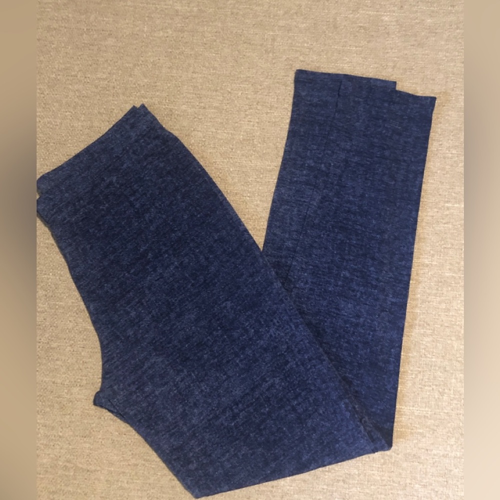 Clara Sun Woo Denim Print Legging Navy Size M